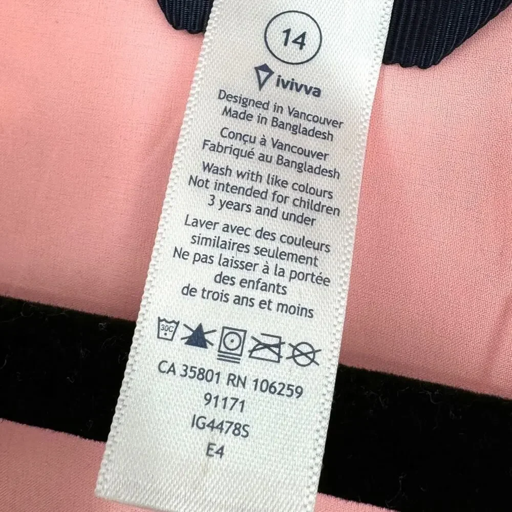 Ivivva by Lululemon Girl's Your Pursuit Jacket Windbreaker‎ Shibori Size 14